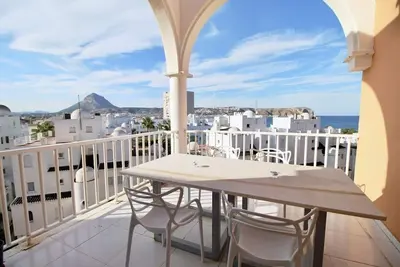 Bel appartement comfortable  avec piscine communale à Javea, sur la Costa Blanca, Espagne pour 2 personnes