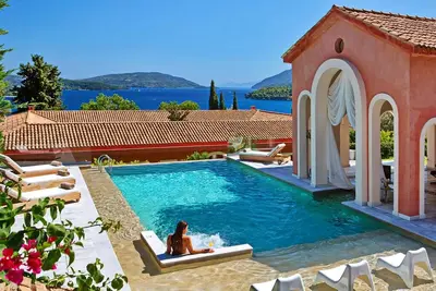 Image de Sensational Lefkada Villa | Villa Veneta | 5 Bedroom | Private Pool | Spectacular Sea Views | Perigiali