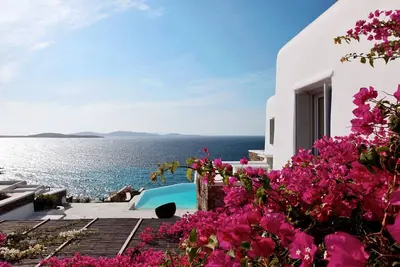 Image de Astounding Mykonos Villa | 6 Bedrooms | Villa El Greco | Panoramic Sea Views Facing the Ancient Island of Delos | Aleomandra