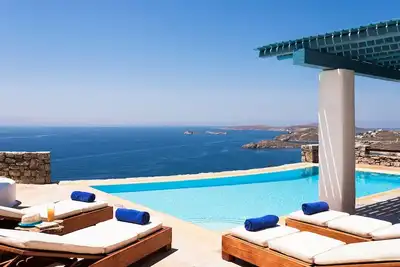 Image de Elegante Villa Mykonos | Villa Ulmo Deus X | Piscine privee | 2 chambres | Vue sur la mer | Agios La