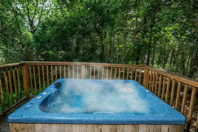Image de Lorin Aleah - Bubbling Hot Tub & Treetop Dining Just 2 Miles from Parkway Fun!