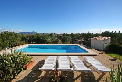 Image de Maison de campagne \"Picarol Gran\" avec vues sur les montagnes, piscine, Wi-Fi, terrasse et jardin