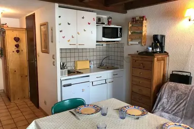Image de Charmant studio avec mezzanine pour 4 pers, secteur champêtre proche Megève et Combloux