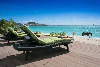 Villa Vittoria | Beach Front - Located in  Exquisite Simpson Bay with Private Pool