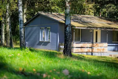 Image de Vacation home surrounded by greenery with terrace