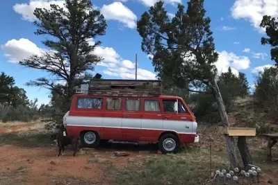 Step back in time with The 70s Rock N Roll Camper Van, where nostalgia meets outdoor adventure.