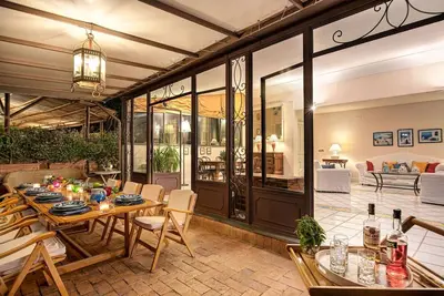 Image de Belle maison de vacances privée avec piscine, climatisation, Wifi, Tv, terrasse, près de Sorrente