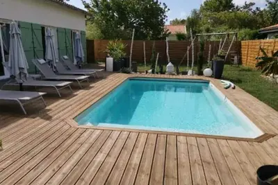 Image de Maison entre bordeaux et océan avec piscine chauffée