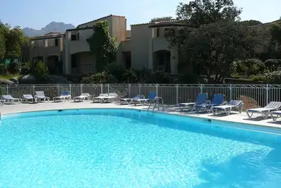 Image de Grand studio, terrasse vue mer