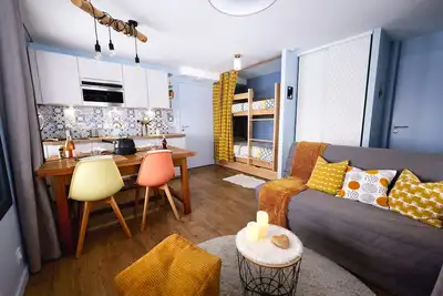 Image de Studio cosy en chalet, niché au milieu des sapins à 70 m des pistes