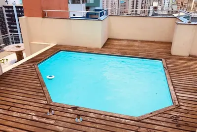 Image de Cobertura com Piscina Privativa na Quadra da Praia