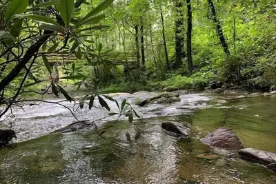 Image de Creekside Storie. Waterfalls Hike Bike Waterfalls! , Creekside Storie. Hot Tub, Cohutta Forest, Hiking. . .