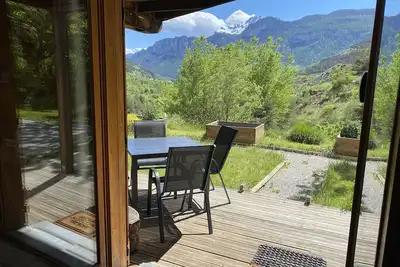 Image de Alpes Ecrins, Chalet à un endroit exceptionnel - Marmotte