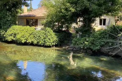 Image de Paradise, relax by the river in peace with your feet in the water