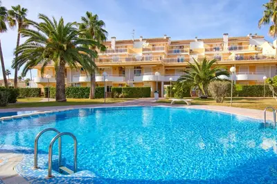 Image de Belle maison de vacances avec piscine, climatisation, Wifi, Tv, terrasse, vue panoramique et parking