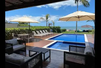 High standard house on the sand in a closed condominium