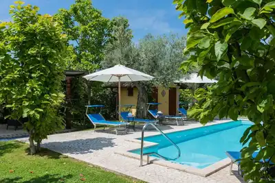 Image de Merveilleuse maison de vacances privée avec piscine privée, Wifi, climatisation, Tv et patio