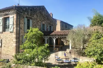 Image de calm and nature, with private pool