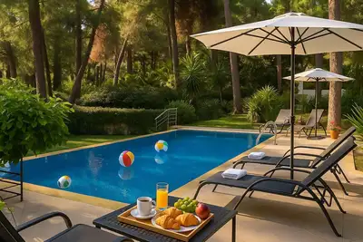 Image de A Private Haven: Hera with Secluded Pool & Garden