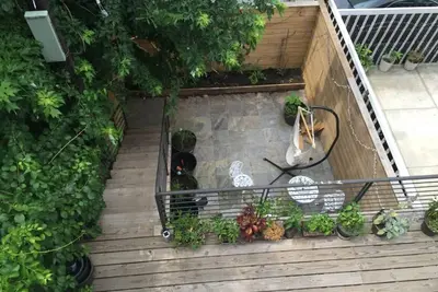 Colorful Townhouse Duplex with outdoor space.