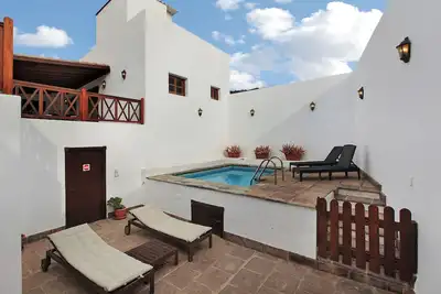 Image de Maison de vacances \"Rincón de Daute\" avec vue sur la mer, piscine, Wi-Fi et terrasse