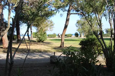 Image de Argelès-sur-Mer : T2 bis face plage, loggia vue mer