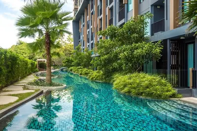 Image de Pool access duplex in Surin condo for 4 people