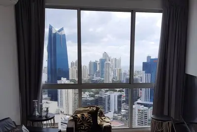 Image de Panama from the sky in the Financial District