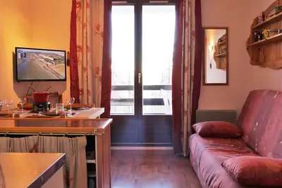 Image de Studio calme avec parking à Risoul, 4 couchages, 2 étoiles