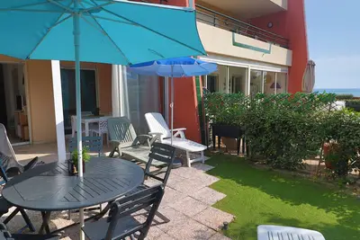 Image de Spacieux T2 cabine avec jardin, loggia, terrasse et box privé à Sète
