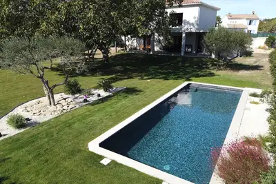 Image de Villa avec piscine entre mer et camargue