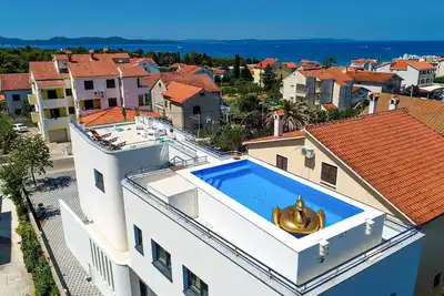 Image de Belle maison à Zadar avec sauna
