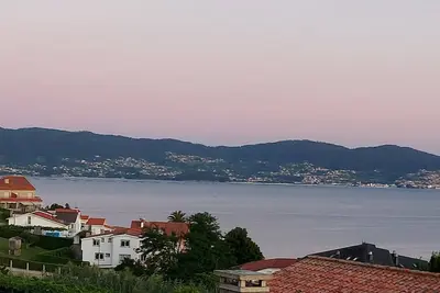 View of the port of Sanxenxo