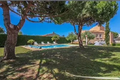Image de Gîte 3* piscine privée, grand jardin, 300m plage