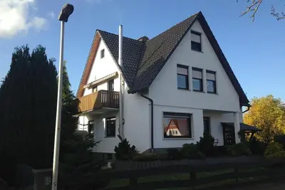 Image de Ferienwohnung Dahm am Weser-Radweg - apartment/apartment, shower and bath, Wc, 1