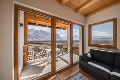 Image de Appartement lumineux \"1 Weger\" avec vue panoramique sur les montagnes, Wi-Fi et balcon