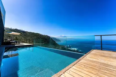 Image de Villa \"Prismar\" près de la mer avec vue sur la mer, vue sur El Teide, piscine, Wi-Fi et terrasses.