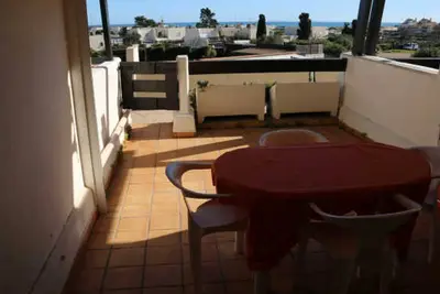 Image de Cap d'Agde : Appart 2p Cabine, Terrasse, Parking, 4 Pers