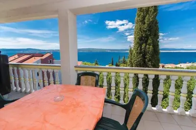 Image de Appartement de vacances avec vue sur la mer et air conditionné