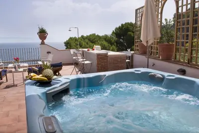 Image de House Priscilla Taormina sea terrace with Jacuzzi