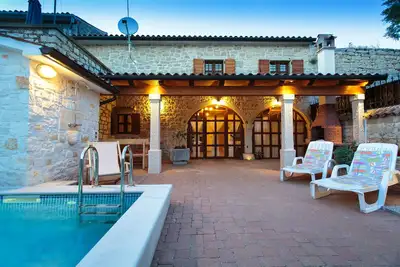 Image de Traditional Istrian stone villa with private pool