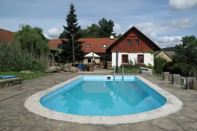 Image de Belle maison de vacances privée avec Wifi, piscine privée, Tv, patio, animaux admis, parking