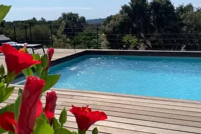 Image de Villa Le Figuier. 6 pers, piscine chauffée, 2 min plage en voiture