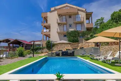 Appartement de vacances Dramalj pour 2 - 7 personnes avec 3 chambres à coucher - Appartement de vaca