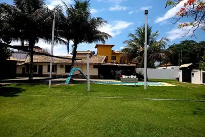 Image de Maison avec un vaste terrain, piscine, sauna, barbecue