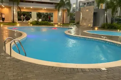 Image de 3 bedroom apartment, Santiago, pool, playground, 3 Tv,