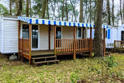 Image de Mobil home Premium - 32m² - 2 chambres + terrasse 4 à 5 personnes - 4 pers. inclus dans le tarif