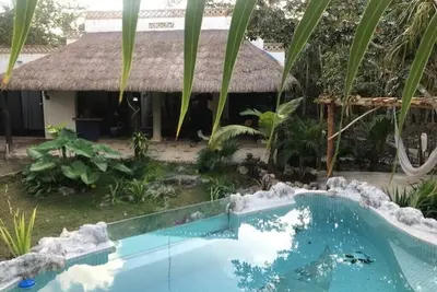 Image de 2 bedroom cabin in ecological development Cancun