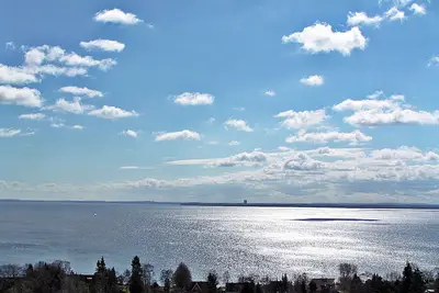 Image de 4**** Luxury penthouse on the beach, with dream sea view, fireplace + swimming pool! ! !