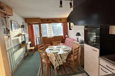 Image de Studio alcôve Les Saisies 4 pers, proche centre, balcon